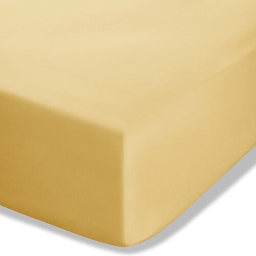 Catherine Lansfield Rumena napenjalna rjuha iz perkala 150x200 cm Easy Iron Percale – Cene