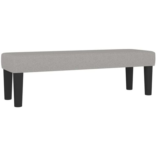  Krevet s oprugama i madracem svjetlosivi 140x190 cm od tkanine Slike
