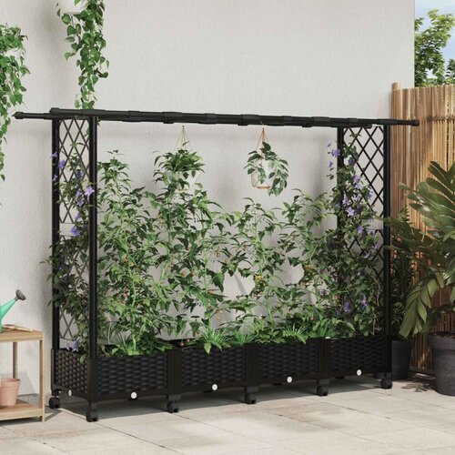  Povišeni krevet s mrežom i krovom Crna 203 x 40 x 127 cm PP - Crna 203 x 40 x 133 cm s ravnim krovom (2 bočna mreža) na kotačima Cene