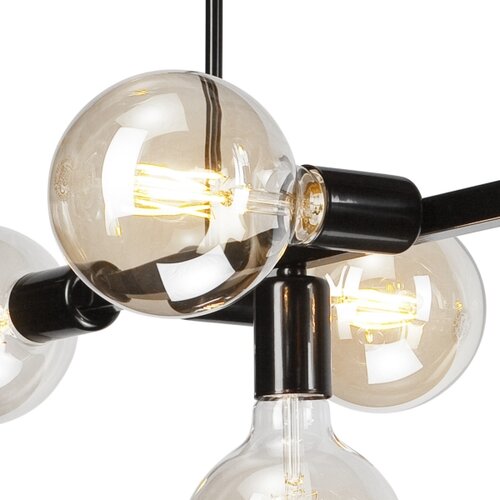  Luster na &amp;scaron;tangu ASTRID 8xE27/60W/230V crni Slike