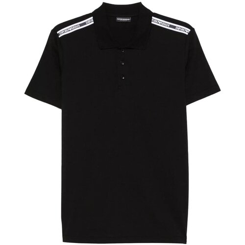 Emporio Armani Polo majice kratki rokavi EM000571 AF12333 Črna Slike