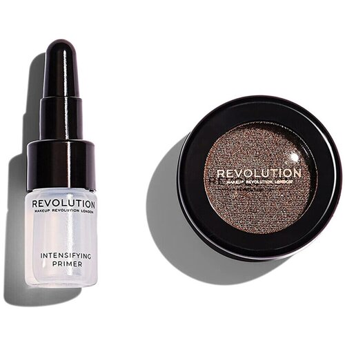 Makeup Revolution Senčila in podlage Lidschatten + Grundierung Flawless Foils - Overcome Črna Slike