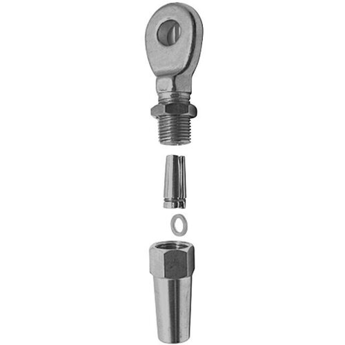 MARINETECH Montažni terminal s omčom (Duljina: 67 mm, Za uže promjera: 4 mm, Plemeniti čelik, A4) Cijene
