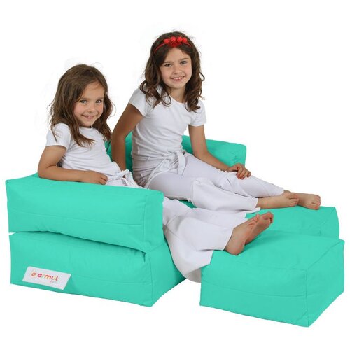 Atelier Del Sofa Baštenski lazy bag za decu 3u1 Kids double seat/ tirkizna Cene