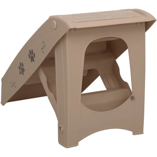  Sklopive stepenice za pse smeđe 62 x 40 x 49,5 cm Slike
