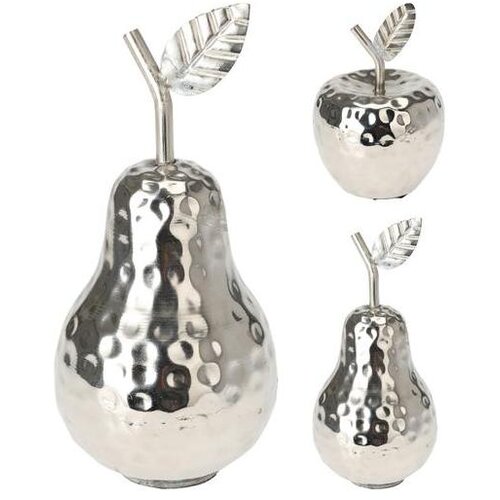 Dekoracija JABUKA / KRU&Scaron;KA 11*9CM SREBRNA Cijene