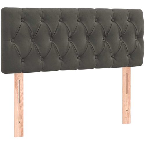 Box spring krevet s madracem tamnosivi 100x200 cm bar&amp;scaron;unasti Slike