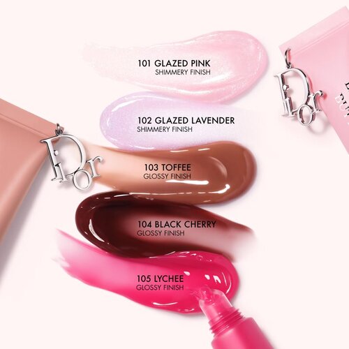 Dior Addict Lip Glow Butter negovalni sijaj za ustnice s ceramidy a peptidy odtenek 101 Glazed Pink 10 ml Slike