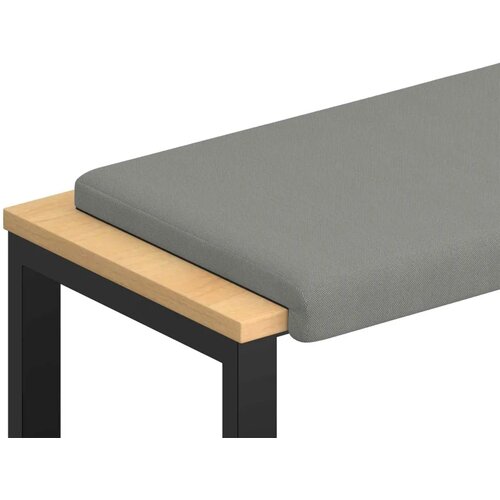  Jastučić za klupu Teksturirani bar&scaron;un Tamnosiva Dubina 35 cm - Tamnosiva 60 x 38 x 6 5 cm Cijene