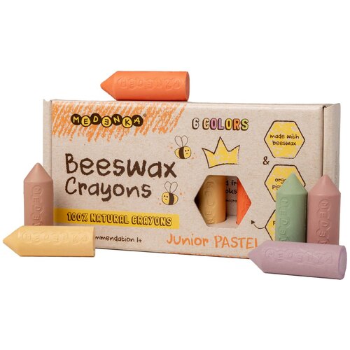 Medenka vo&amp;scaron;čenke Junior Pastel 6 barv Slike