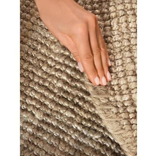 Hanse Home Krem juten okrugli tepih &amp;oslash; 160 cm Boucl&amp;eacute; Jaipur &amp;ndash; Slike