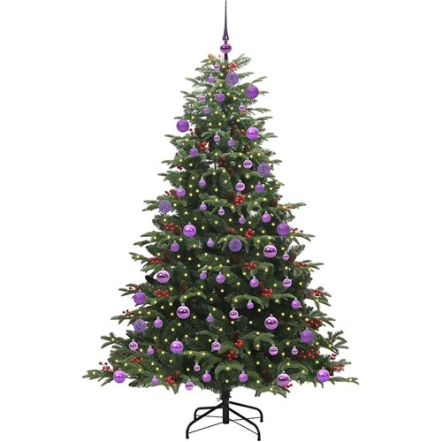  Umjetno božićno drvce Zelena 180 cm PVC i Metal i Plastika Slike
