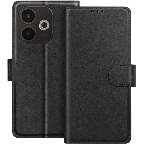 AVIZAR Denarnica za Oppo A5 Pro serije Chesterfield s funkcijo stojala, Črna, (5000190695) Cene
