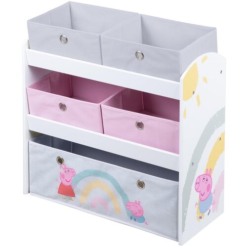 Roba Organizator za dječje igračke 63.5x29.5x67 cm Peppa Pig – Cijene