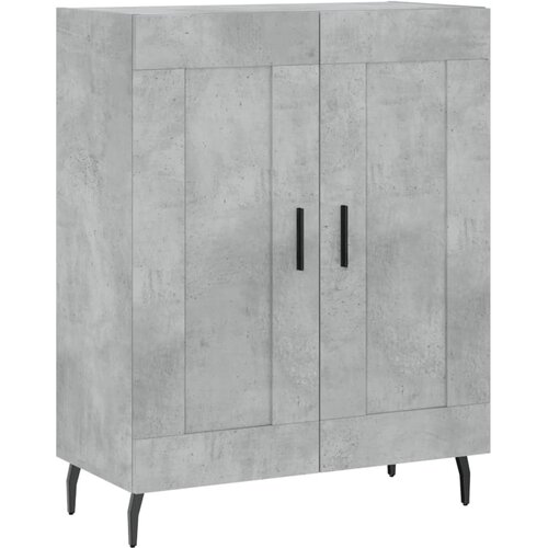  Visoka komoda siva betona 69,5x34x180 cm od konstruiranog drva Slike