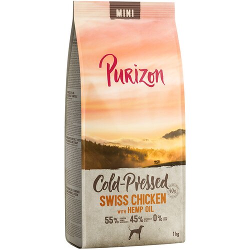 Purizon Coldpressed Mini &amp;scaron;vicarska piletina s konopljinim uljem - 1 kg Slike