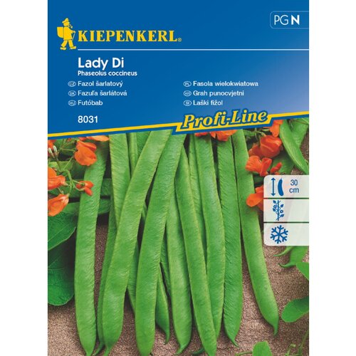 KIEPENKERL Sjeme povrća grah Lady Di (Phaseolus coccineus, Vrijeme sjetve: Svibanj, Berba: Kolovoz) Cijene