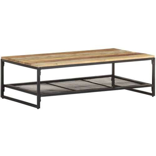  Stolić za kavu 110 x 60 x 35 cm od masivnog obnovljenog drva - 1 masivno obnovljeno drvo Slike