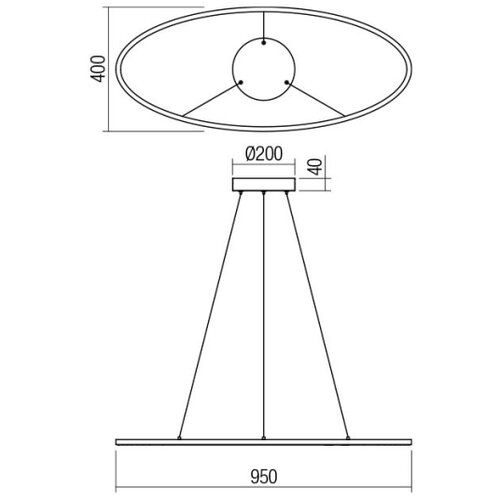  Redo 01-3337 - LED prigu&amp;scaron;iva luster na sajli LEO LED/48W/230V bela Slike