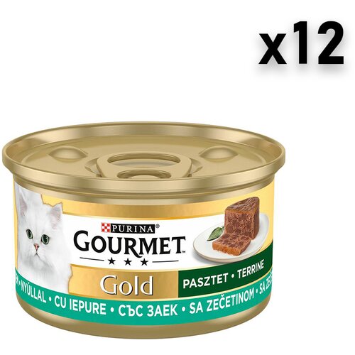 Gourmet Gold pašteta za mačke, zečetina, 12x85g Cene