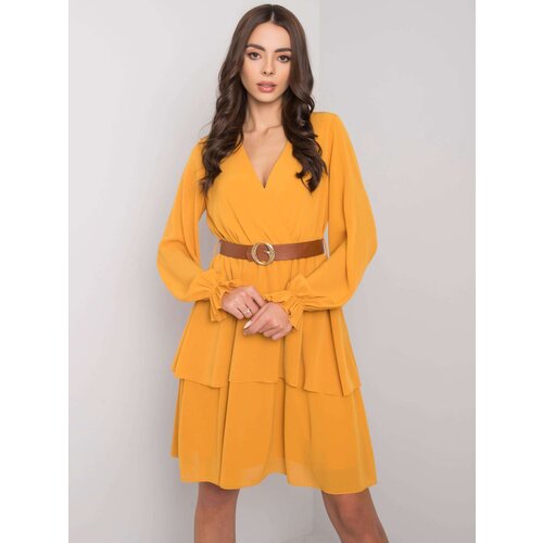 Factory Price Dress-LC-SK-22K-3043.05P-Dark Yellow Cijene
