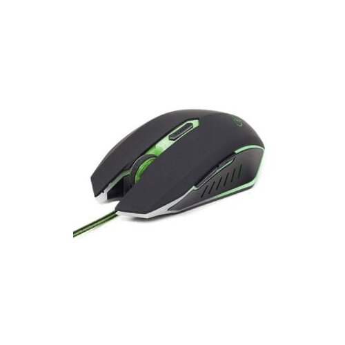 Gembird MUSG-001-G GAMING OPT. MOUSE ILUMIN. GREEN mi&scaron; Cene