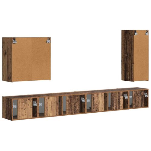  Namestitev na steno 6 pcs Star les - - Rjava - 67.65 - 78,5 x 30 x 29,5 cm - 2025--Uvoz_2 Slike
