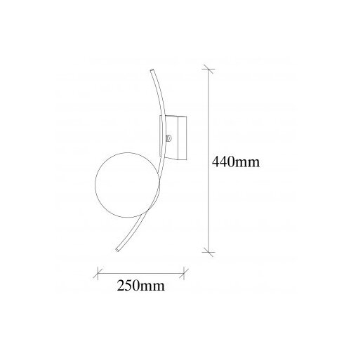 Opviq lights Hilal 3821 Zidna lampa, Crna Slike