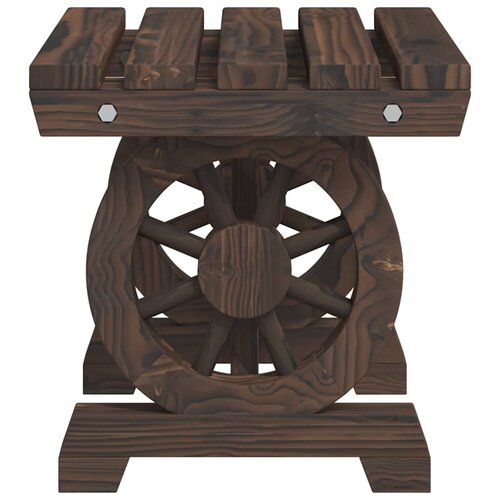  Vrtni tabure 40 x 36,5 x 38,5 cm od masivne jelovine Slike