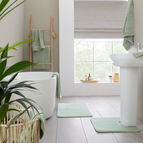 Catherine Lansfield Zeleni pamučni set ručnika 6 kom od frotira Anti-Bacterial &amp;ndash; Slike