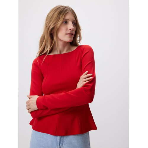 Reserved Bluza s peplumom - crvena Cene