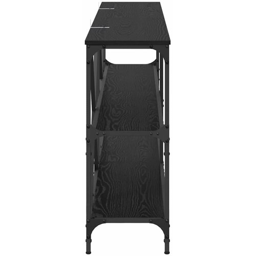  Konzolna stolica Crni hrast 180 x 30 x 75 cm Konstruirano drvo Slike