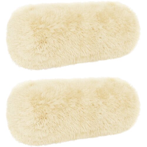  Presvlaka za jastuk 2 pcs HEERLEN Krem &amp;Oslash; 15 x 40 cm PV flis Slike