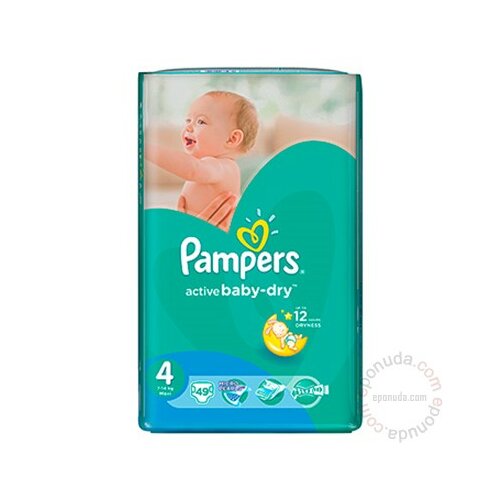 Pampers pelene Active Baby Dry 4 VP (49) 4133 Slike