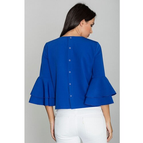 Figl Ženska bluza M565 plava | siva Cene