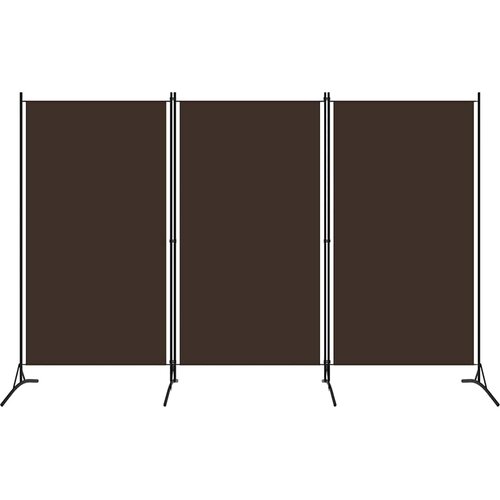 Sobna pregrada s 3 panela smeđa 260 x 180 cm Cijene