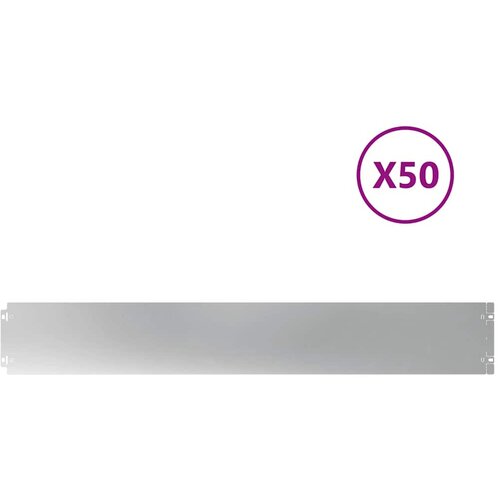 vidaXL Travnate obrobe 50 kosov 15x103 cm Pocinkano jeklo, (5000157815) Cene