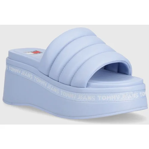 Tommy Jeans Natikači TJW WEDGE SANDAL ženski, EN0EN02455