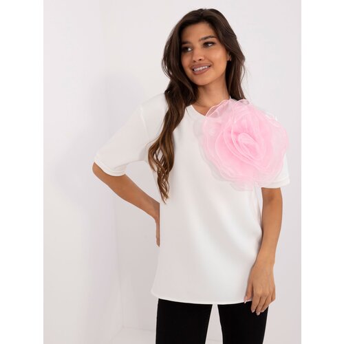 LAKERTA Blouse-LK-BZ-509686.92-white-pink Cene