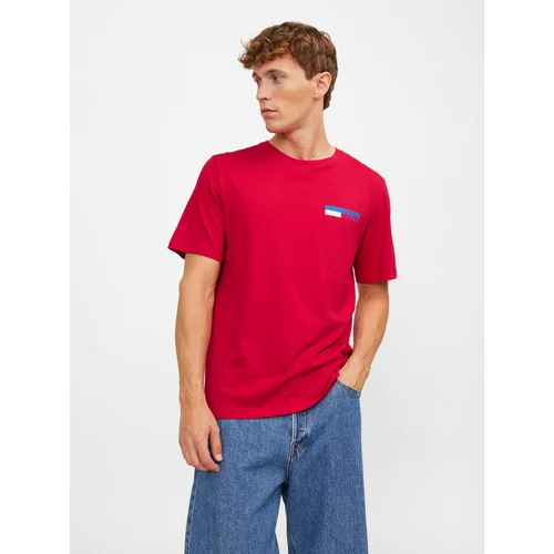 Jack & Jones Majica Corp 12233999 Rdeča Standard Fit