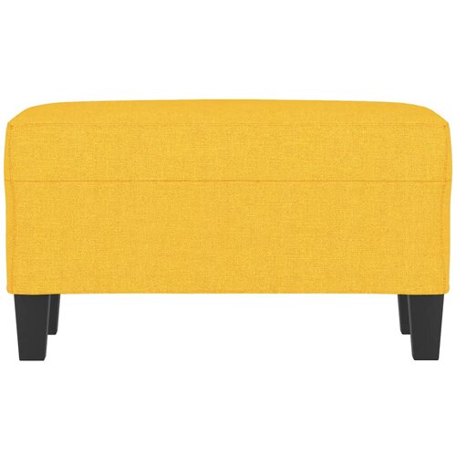  Klupa Svjetložuta 70 x 35 x 41 cm od tkanine Slike
