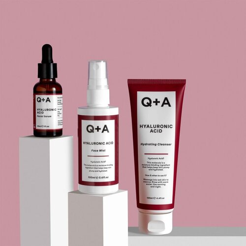 Q+A Hyaluronic Acid vlažilni serum s hialuronsko kislino 30 ml za ženske Slike