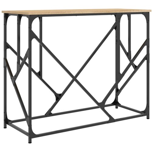 Maison Chic konzolna miza - miza ob steni sonoma hrast 100x40x80 cm inženirski les, (21785987) Cene