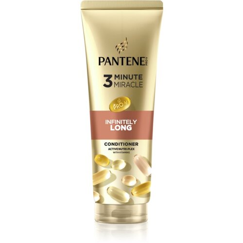 Pantene 3 Minute Miracle Infinitely Long regeneracijski balzam za šibke in poškodovane lase 220 ml Cene