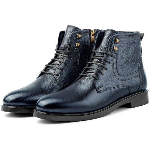 Ducavelli Rico Men's Boots From Genuine Leather With Lace-Up Rubber Sole, Lace-Up Boots. Cene