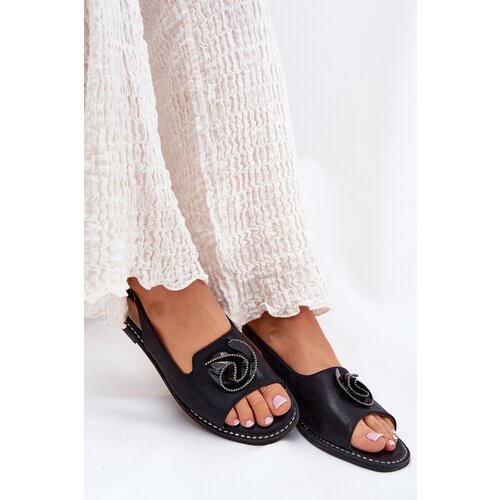 S. BARSKI Shiny Women's Sandals With Decoration S.Barski Cene