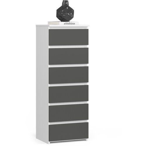 AKORD KOMODA CL6 PK BELO / SIVO, (21703240) Slike