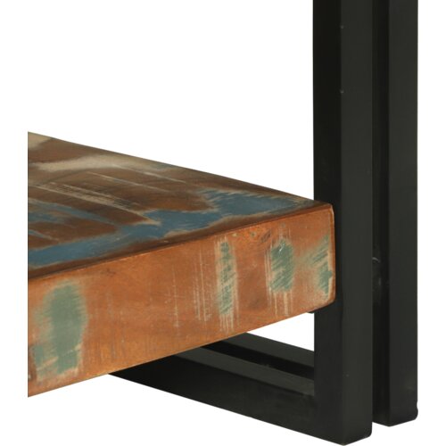 VidaXL Stolić za kavu Vi&amp;scaron;ebojni 120x50x38 cm od čvrstog drva Slike