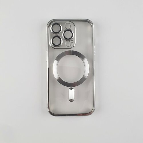  Maska silikonska magsafe za iphone 14 pro max/ srebrna Slike