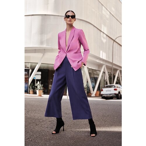 Marisse Women's Trousers L-Sp-4319 D.Violet Cene